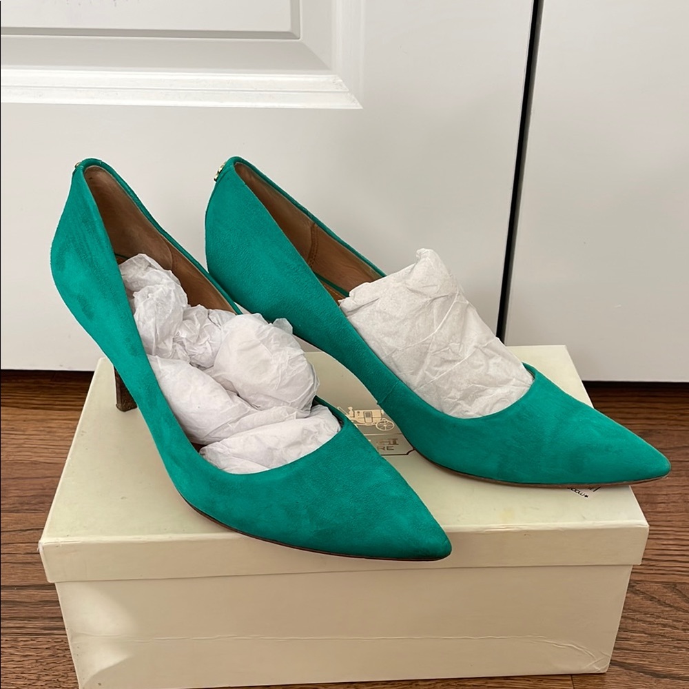 Coach Suede Heels - Zoee